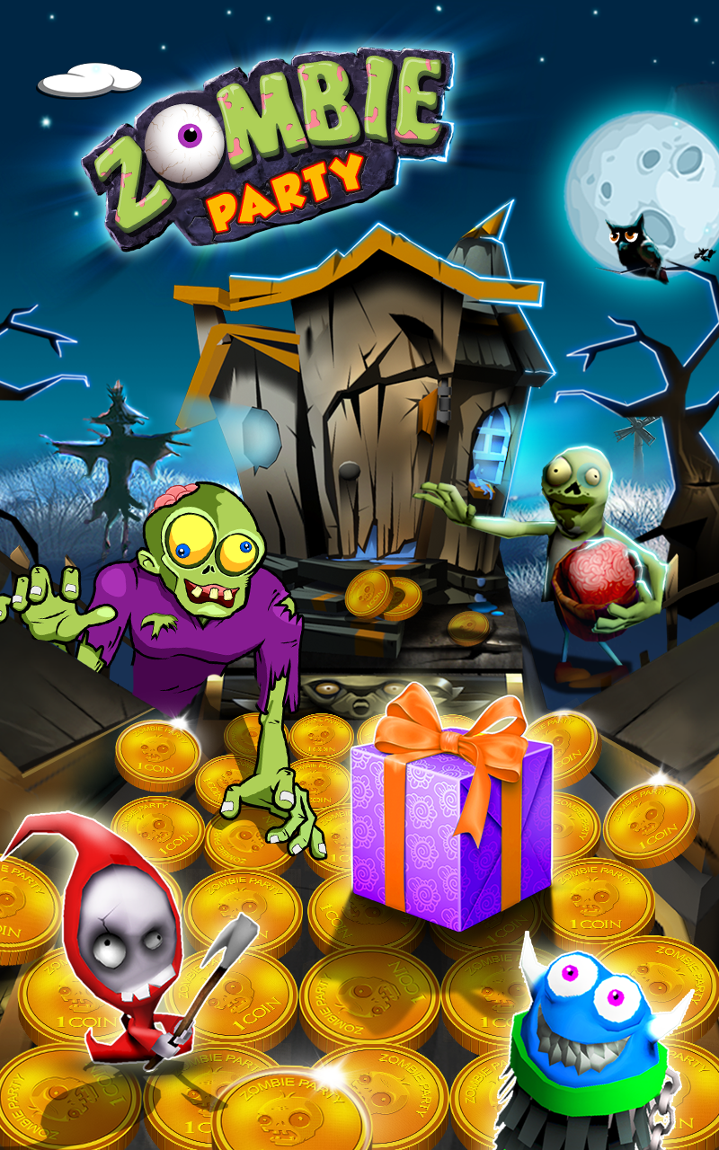 Zombie ghosts coin party dozer images for sale